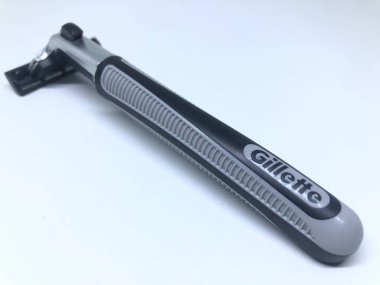 beyaz arkaplanda jilet izole