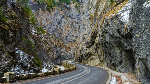 Οδική Άποψη Του Φαραγγιού Bicaz — Φωτογραφία Αρχείου