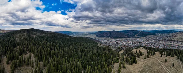 Bucovina 'daki İHA görüntüsü