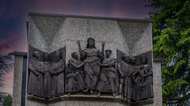 Milan anıtsal mezarlığı Nisan 2022