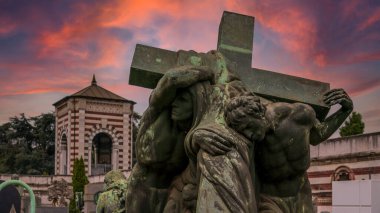 Milan anıtsal mezarlığı İtalya 2022