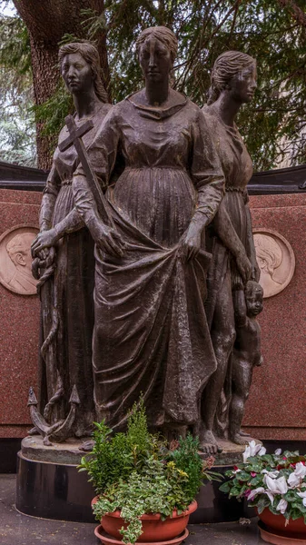 Monumental Cemetery Milan April 2022 — Foto Stock