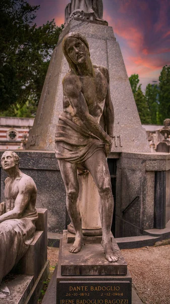 Monumental Cemetery Milan Italy 2022 — Foto Stock