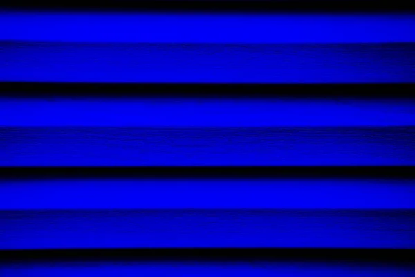 Textura Paneles Plástico Verde Costado Fondo Azul Con Rayas Horizontales — Foto de Stock