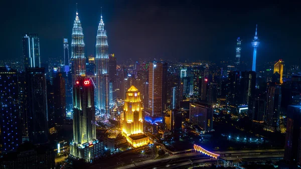 Kuala Lumpur Malasia Diciembre 2019 Tower Petronas Twin Towers Famoso — Foto de Stock