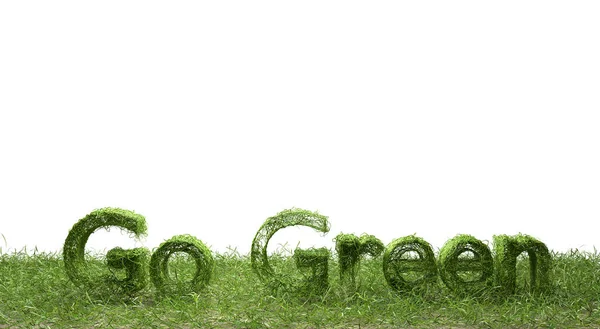 Green Природна Концепція Ізольована Білому Тлі — стокове фото