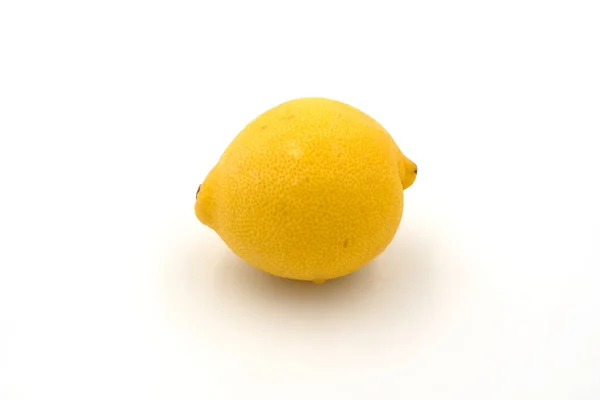 Taze Limon Meyvesi Sağlıklı Detoks Beyaz Arka Planda Izole — Stok fotoğraf