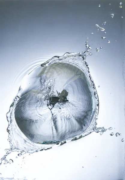 Water Splash Water Droplets Form — Zdjęcie stockowe