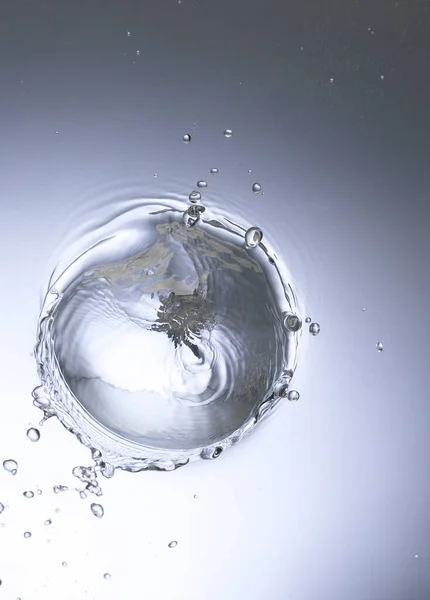 Water Splash Ripple Clear Water — Fotografia de Stock