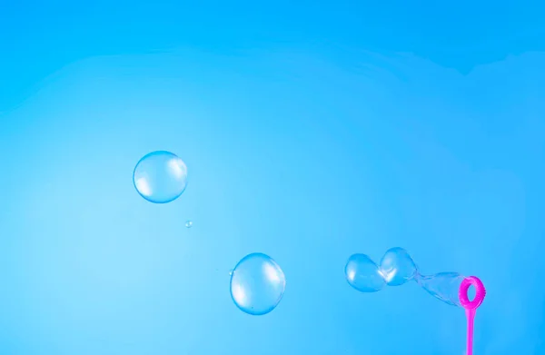 Burbujas Jabón Flotando Aire — Foto de Stock