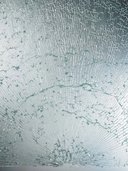 与透明碎玻璃质地细致裂纹 — 图库照片