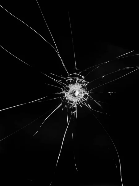 破碎的玻璃纹理 概念元素分离的现实打碎的玻璃效果 — 图库照片