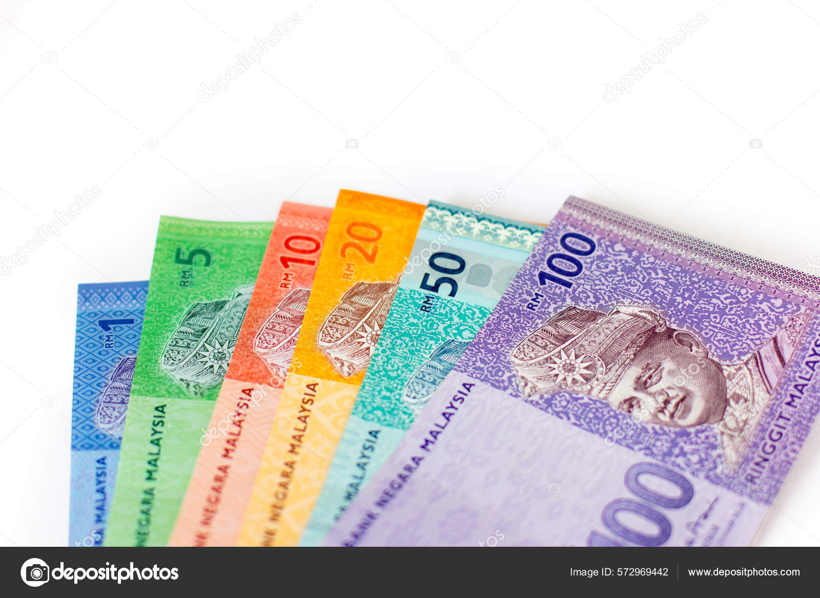 马来西亚林吉特特写纸币—— 库存社论照片© Bluefish_ds #572969442