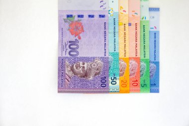 Ringgit Malezya para birimi notlarını kapat 