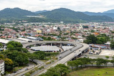  Kuala Lumpur, 23 AUG 2018 Malezya: Çemberin altındaki Batu Mağara Selayang, Malezya.