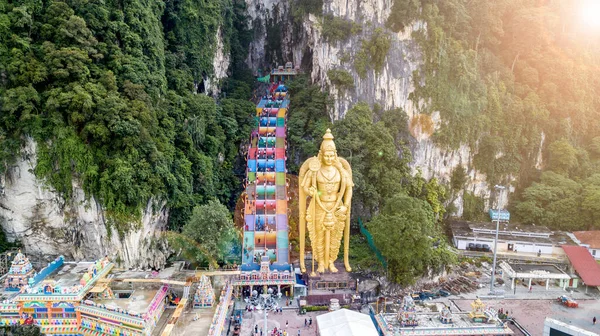 Batu Caves Lord Erdal Heykel Girişine Yakın Kuala Lumpur Malezya — Stok fotoğraf