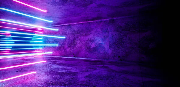 Пустая Темная Фоновая Сцена Шоу Неоновый Ультрафиолетовый Размытый Свет Номер — стоковое фото