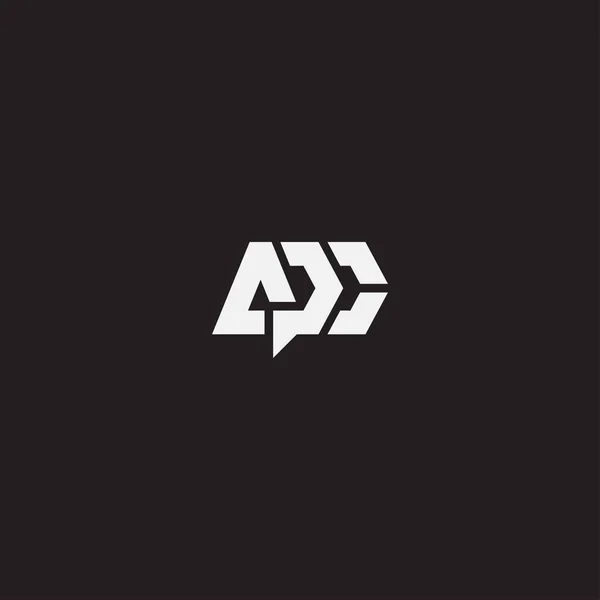Apc Initial Logosu Design Vector — Stok Vektör
