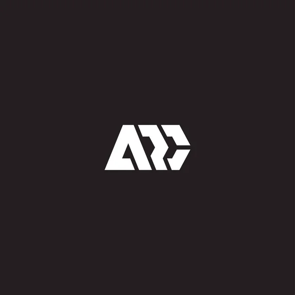 Vettore Progetto Logo Iniziale Arc — Vettoriale Stock