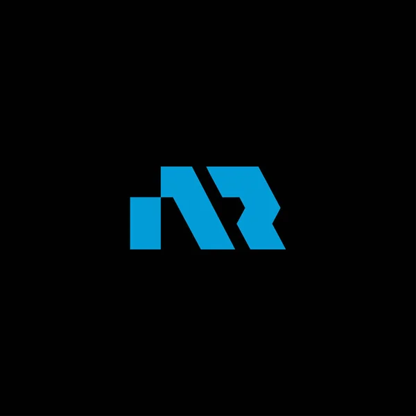 AR INITIAL logosu DESIGN VECTOR