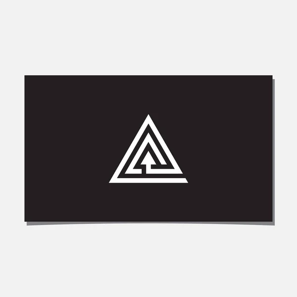 Initial Arrow Logo Design — Stockový vektor