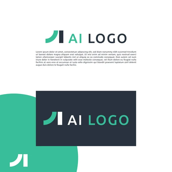 Progettazione Del Logo Del Vettore Con Iniziale — Vettoriale Stock