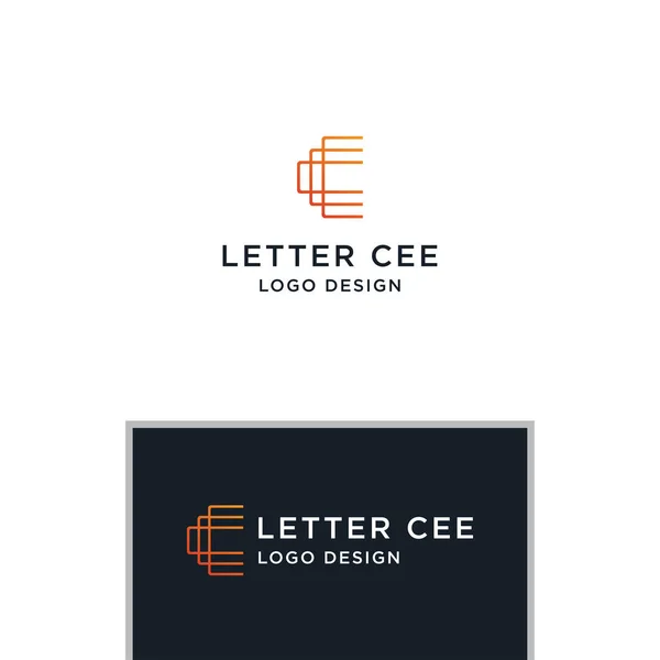 CEE INITIAL logosu DESIGN VECTOR