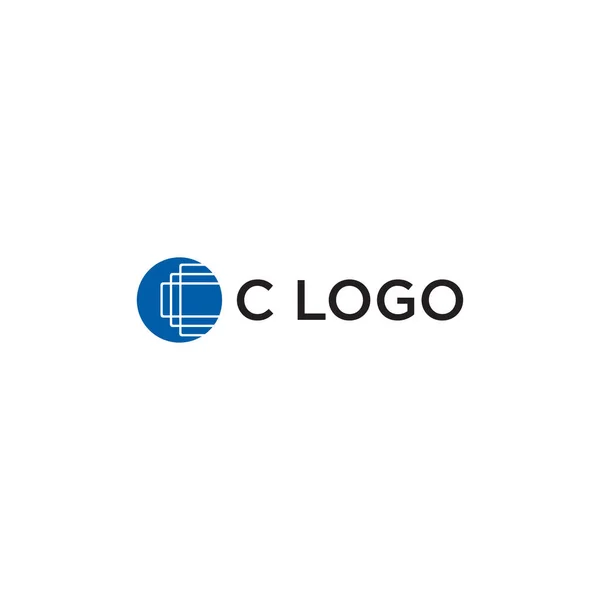 Eller Cöe Linjer Logo Design Vector — Stock vektor