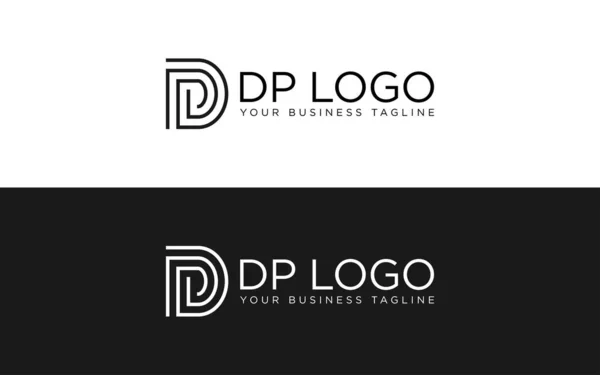 DP INITIAL logosu DESIGN VECTOR