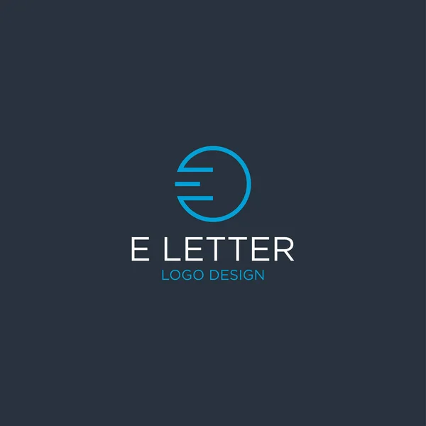 Circle Logo Design Vector — Vetor de Stock