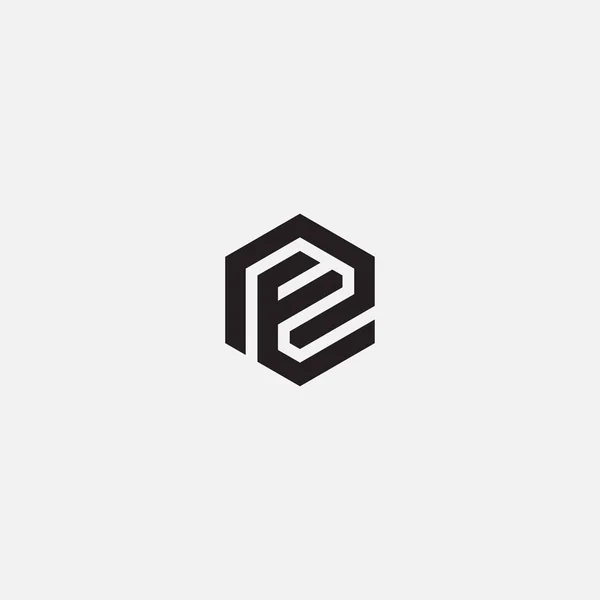 Pcf Eller Pfc Logo Design Vector – Stock-vektor