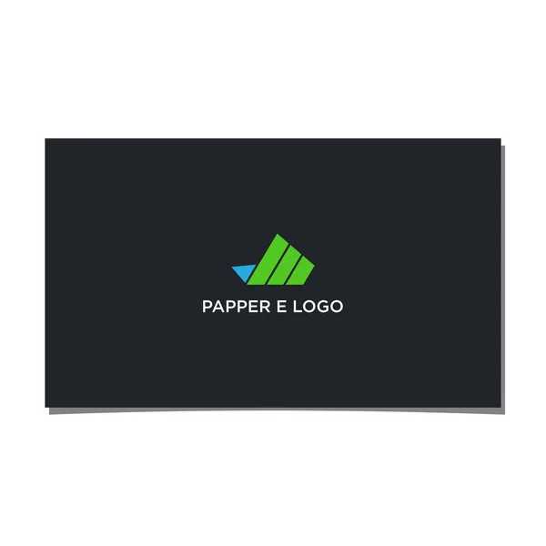 E Kağıt Logosu DESIGN VECTOR