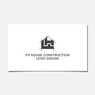 FH veya HF EVİ KONUŞMA Logosu DESİJN
