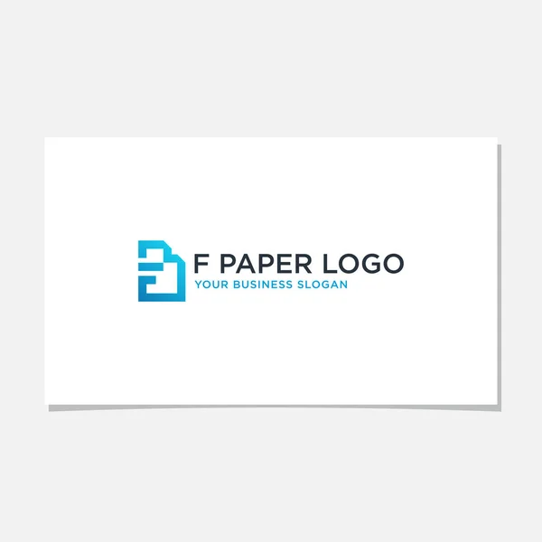 Vecteur Conception Logo Document Document — Image vectorielle