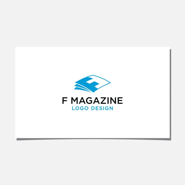 Magazine Paper Logo — 图库矢量图片