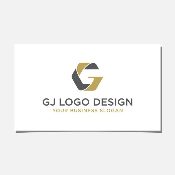 Initial Logo Design Vector — ストックベクタ
