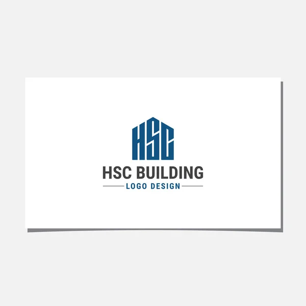 Vector Diseño Del Logotipo Construcción Hsc — Archivo Imágenes Vectoriales