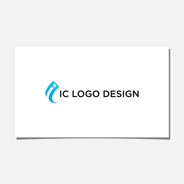 Vettore Progetto Logo Iniziale — Vettoriale Stock