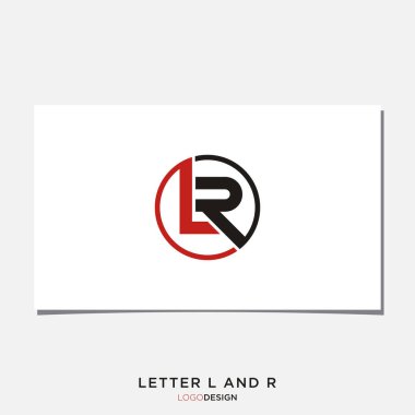 LR CIRCLE Logosu DESIGN VECTOR