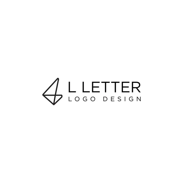 Mono Line Logo Design Vector — Vetor de Stock