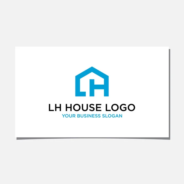 House Logo Vector Diseño — Archivo Imágenes Vectoriales