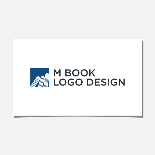 Livres Abstract Logo Design Vector — Image vectorielle