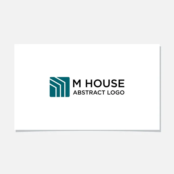 House Negative Logo Space — Wektor stockowy