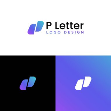 P veya PD logosu DESIGN VECTOR