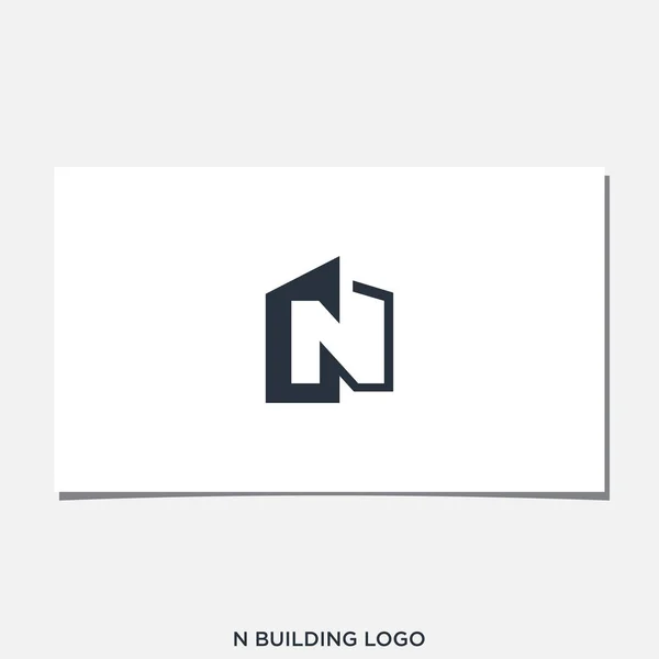 Budovy Logo Design Vector — Stockový vektor