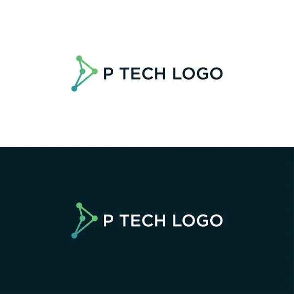 Next Technology Logo Design Vector — Vettoriale Stock