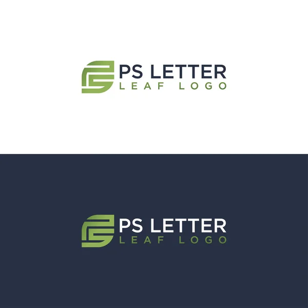 Leaf Logo Design Vector — Vetor de Stock
