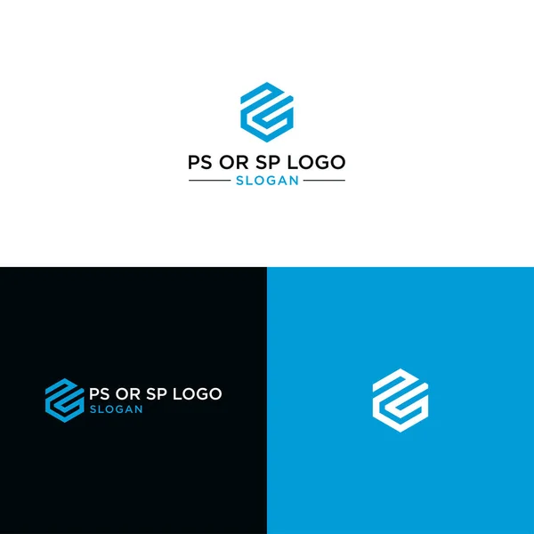 PS veya SP logosu DSIGN VECTOR