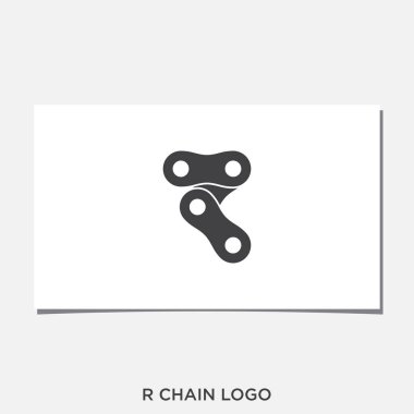 R CHAIN logosu DESIGN VECTOR