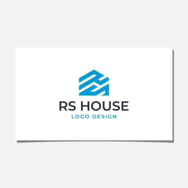 RS House logosu DESIGN VECTOR